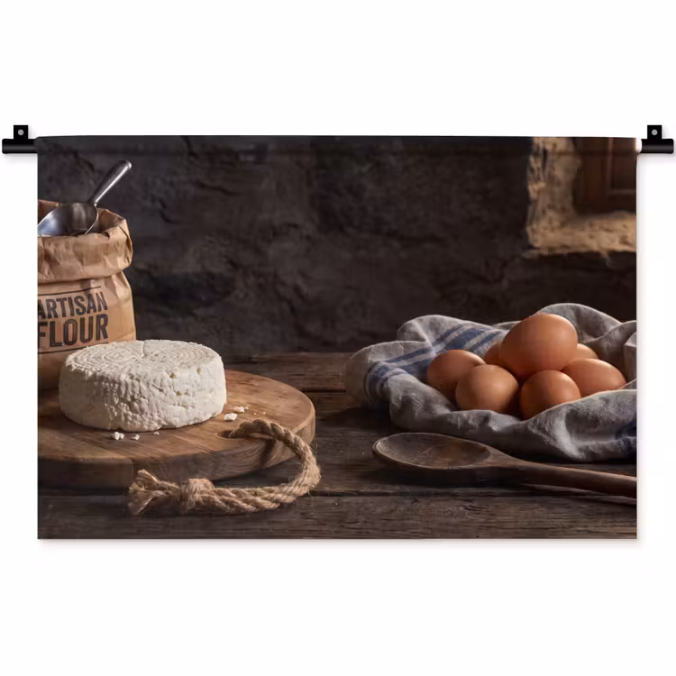 Wandkleed - Meel - Eieren - Eten — 1