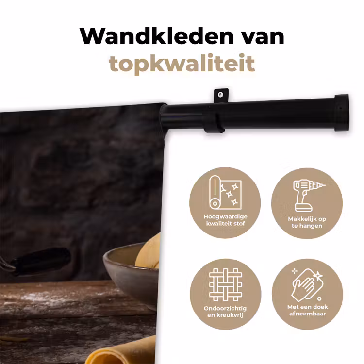 Wandkleed - Pasta - Vers - Koken — 3