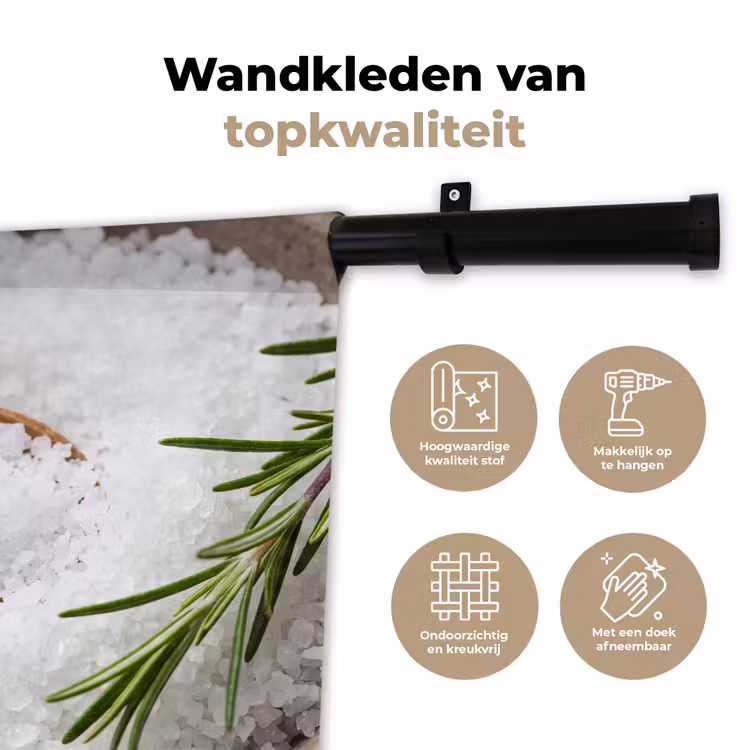 Wandkleed - Zout - Kom - Eten — 3