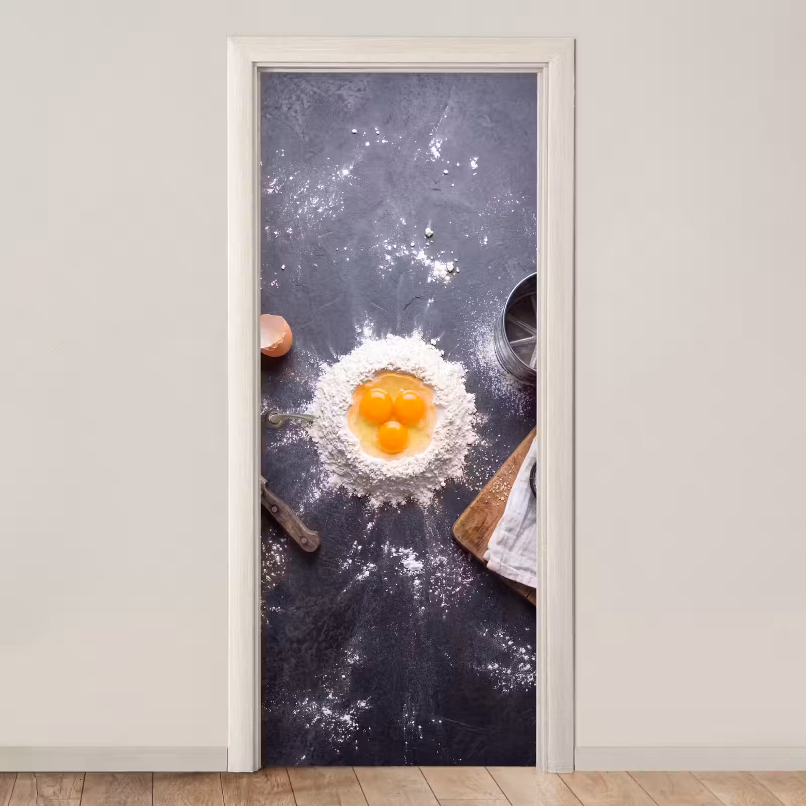 Deursticker - Eten - Bakken - Keuken — 1