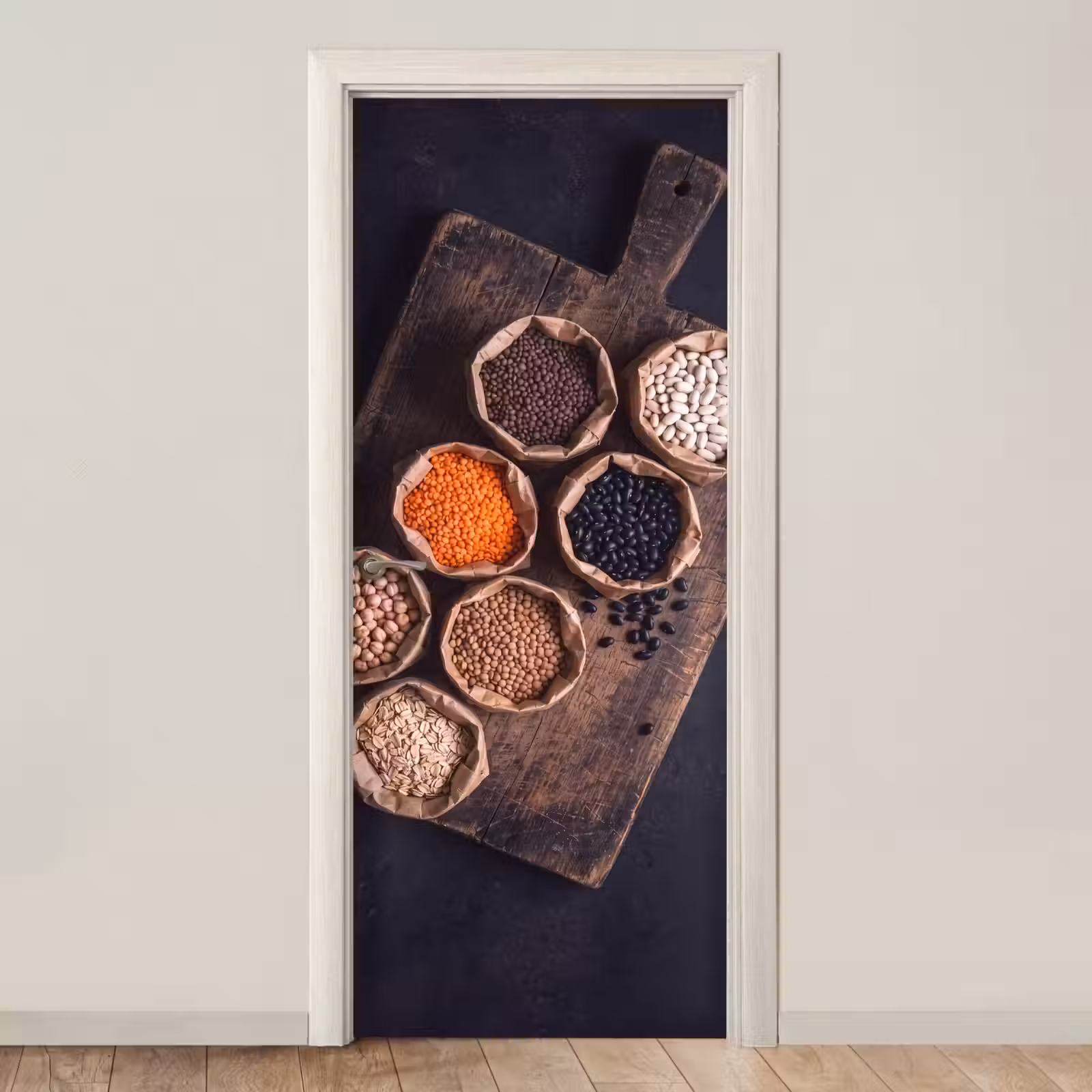 Deursticker - Eten - Zakjes - Voeding — 1