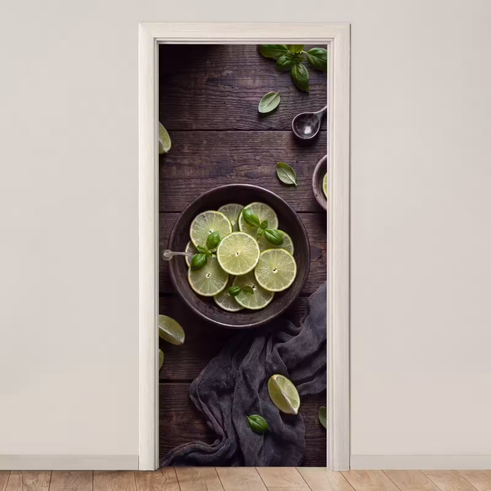 Deursticker - Fruit - Groen - Eten — 1
