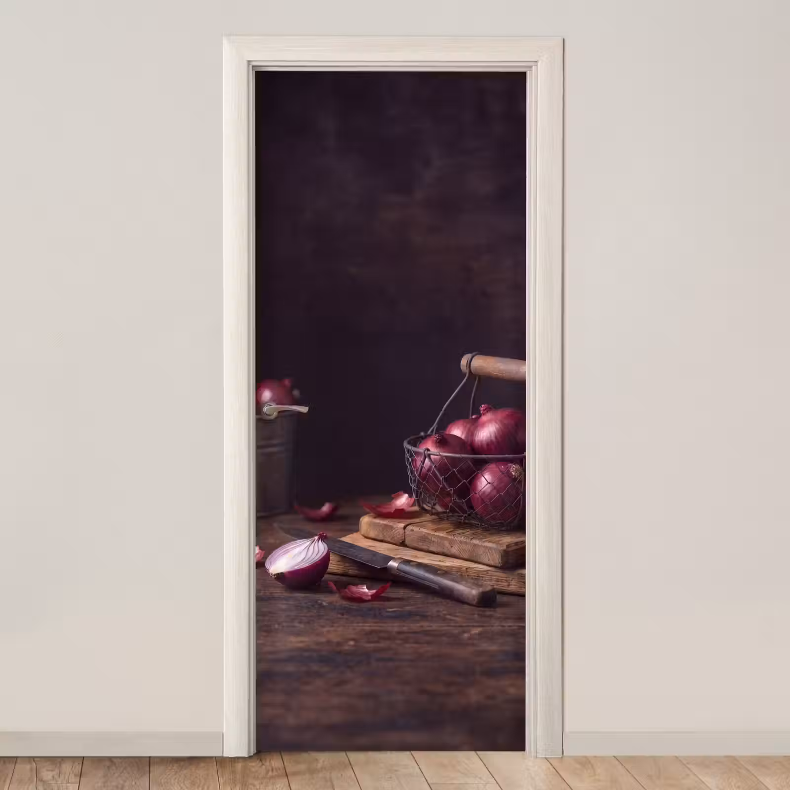 Deursticker - Ui - Eten - Rustiek — 1