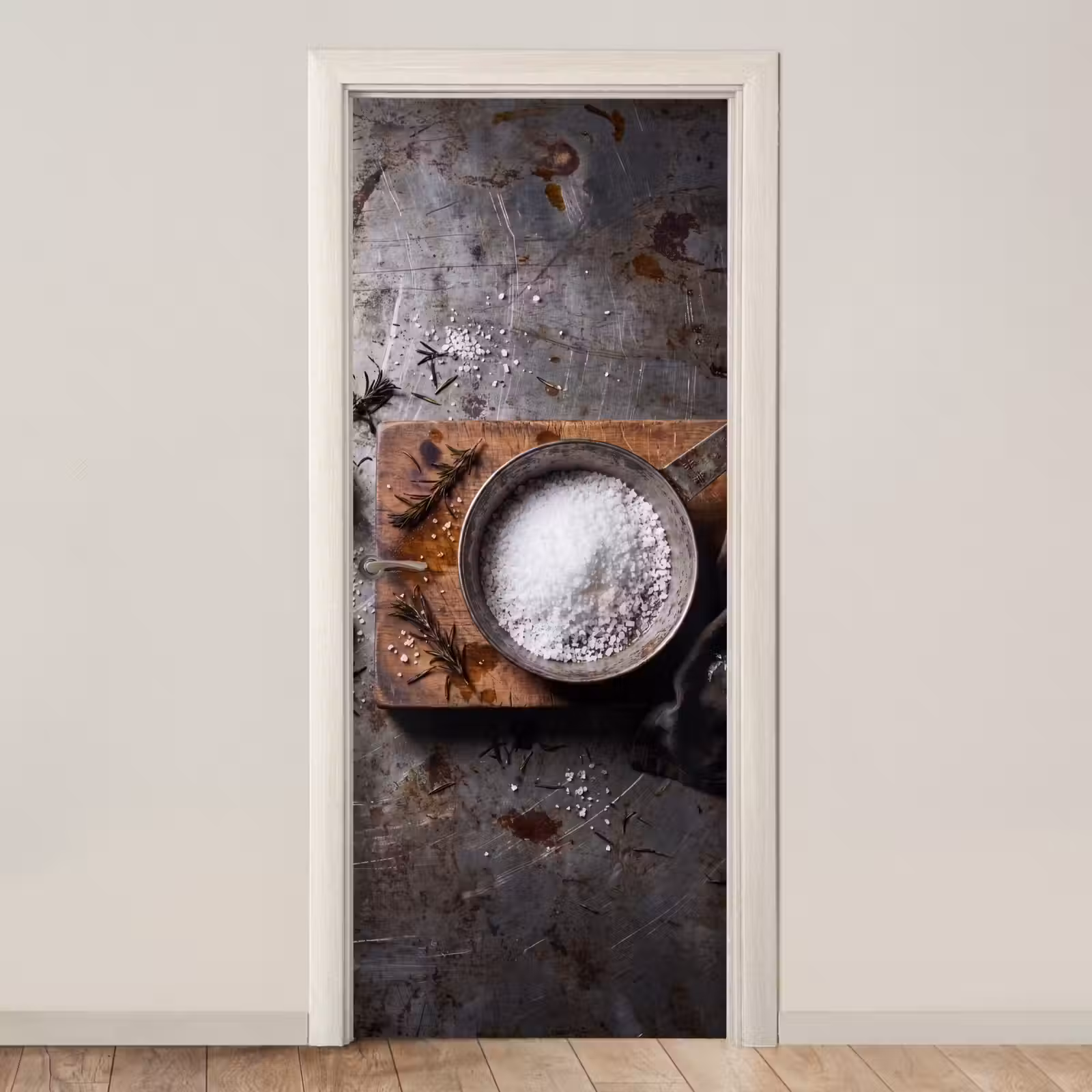 Deursticker - Zout - Keuken - Rustiek — 1
