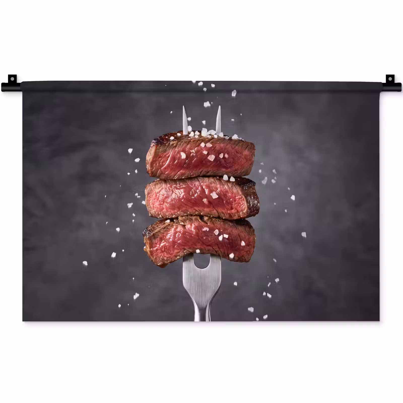 Wandkleed - Eten - Vlees - Zout — 1