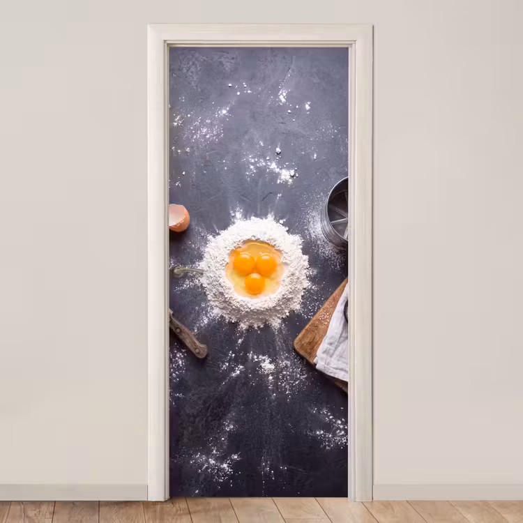 Deursticker - Eten - Bakken - Keuken — 1