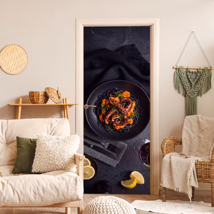 Deursticker - Eten - Octopus - Modern — 4