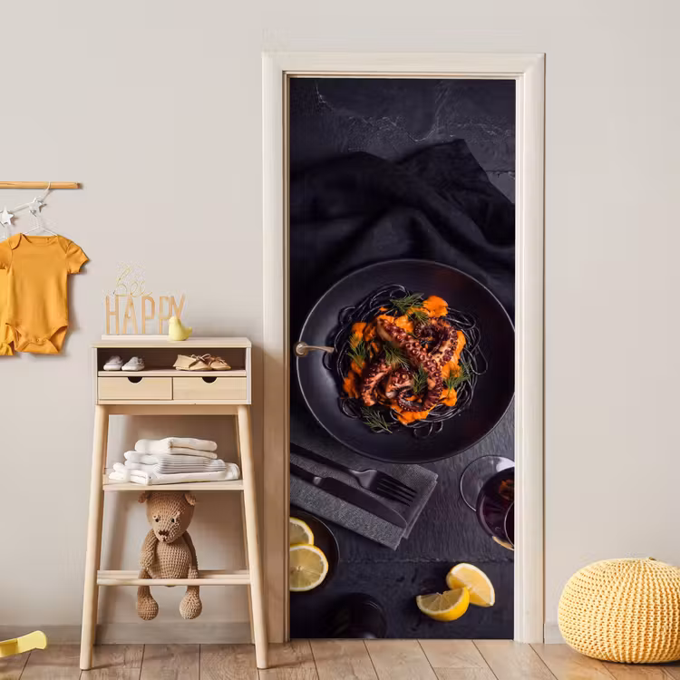 Deursticker - Eten - Octopus - Modern — 6