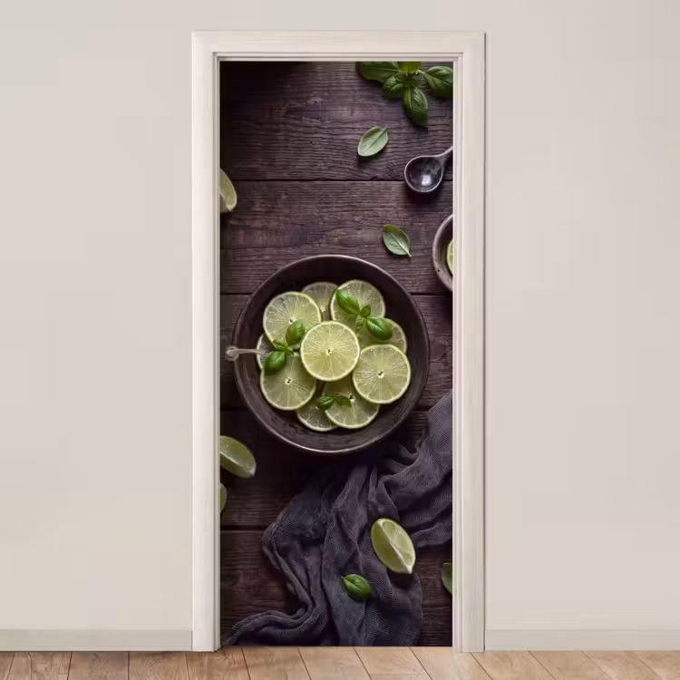 Deursticker - Fruit - Groen - Eten — 1