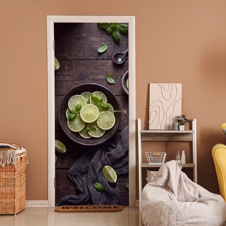 Deursticker - Fruit - Groen - Eten — 2