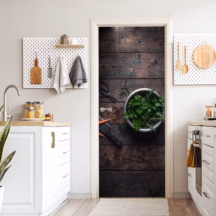 Deursticker - Groenten - Hout - Eten — 7
