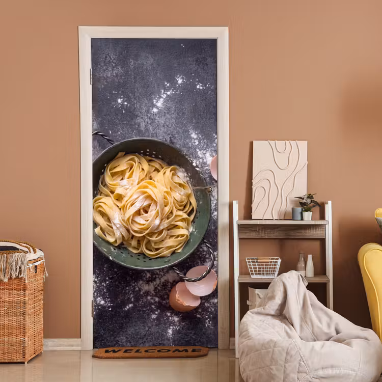 Deursticker - Pasta - Keuken - Eten — 2