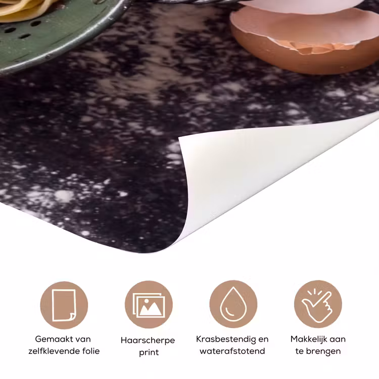 Deursticker - Pasta - Keuken - Eten — 3