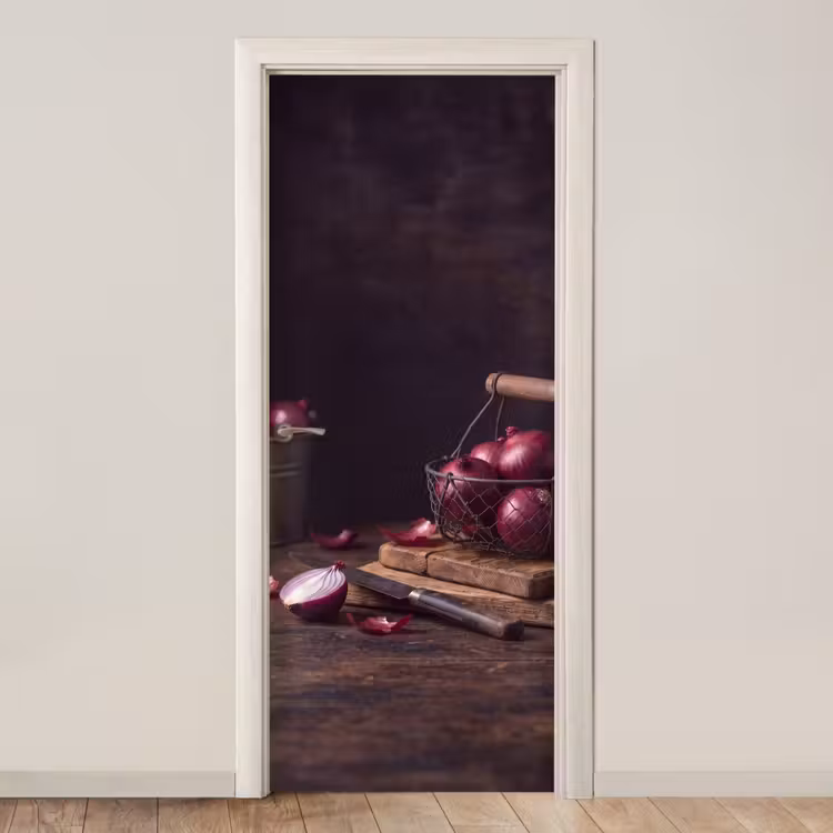 Deursticker - Ui - Eten - Rustiek — 1