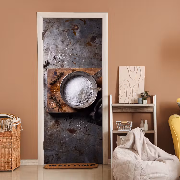 Deursticker - Zout - Keuken - Rustiek — 2