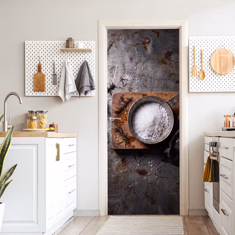 Deursticker - Zout - Keuken - Rustiek — 7