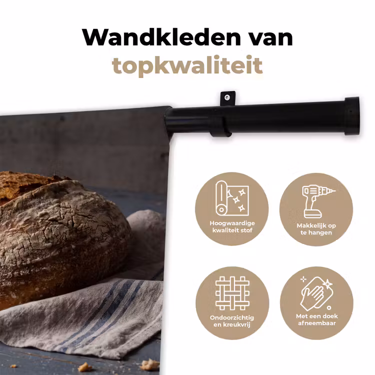 Wandkleed - Brood - Rustiek - Eten — 3