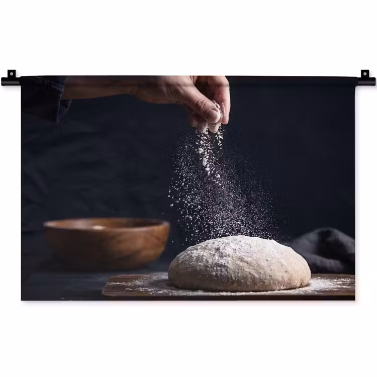 Wandkleed - Deeg - Hand - Bakken — 1