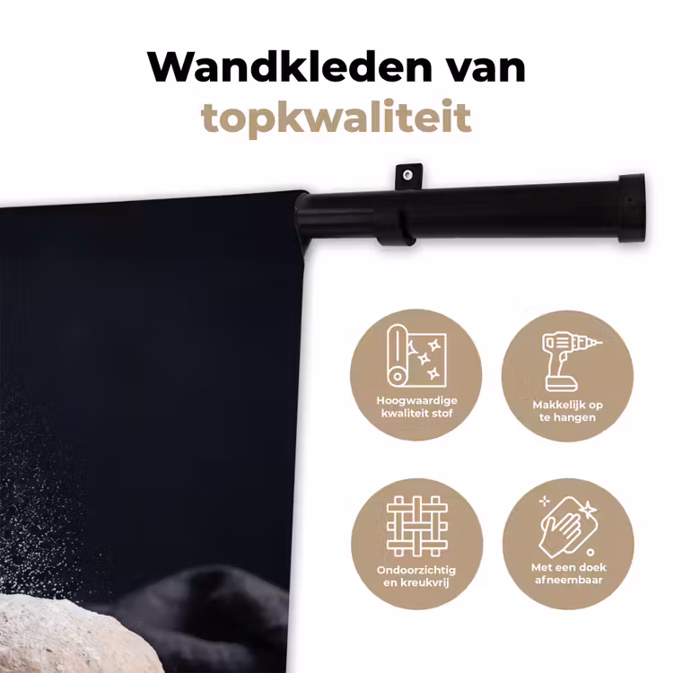 Wandkleed - Deeg - Hand - Bakken — 3