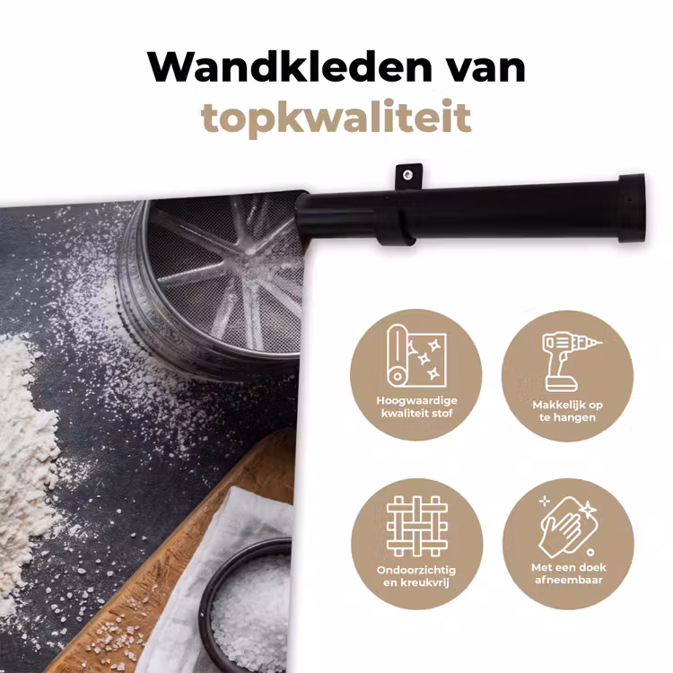 Wandkleed - Eten - Bakken - Keuken — 3