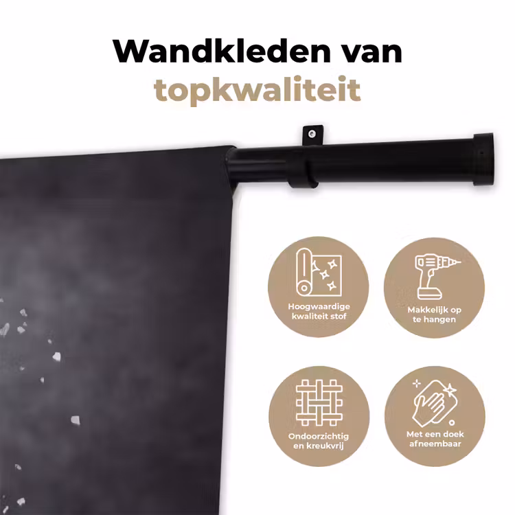 Wandkleed - Eten - Vlees - Zout — 3