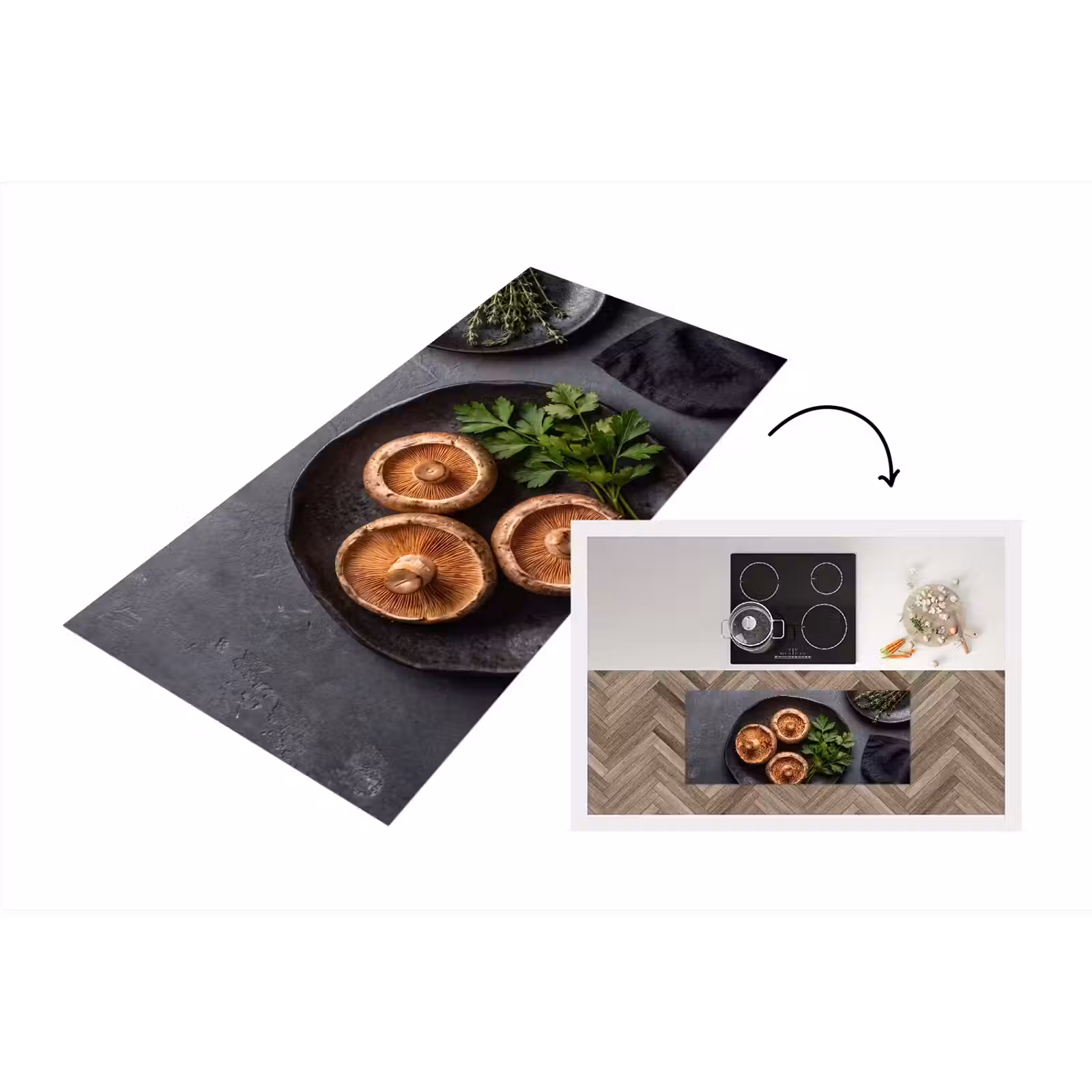 Keukenloper - Paddestoelen - Kruiden - Eten — 1
