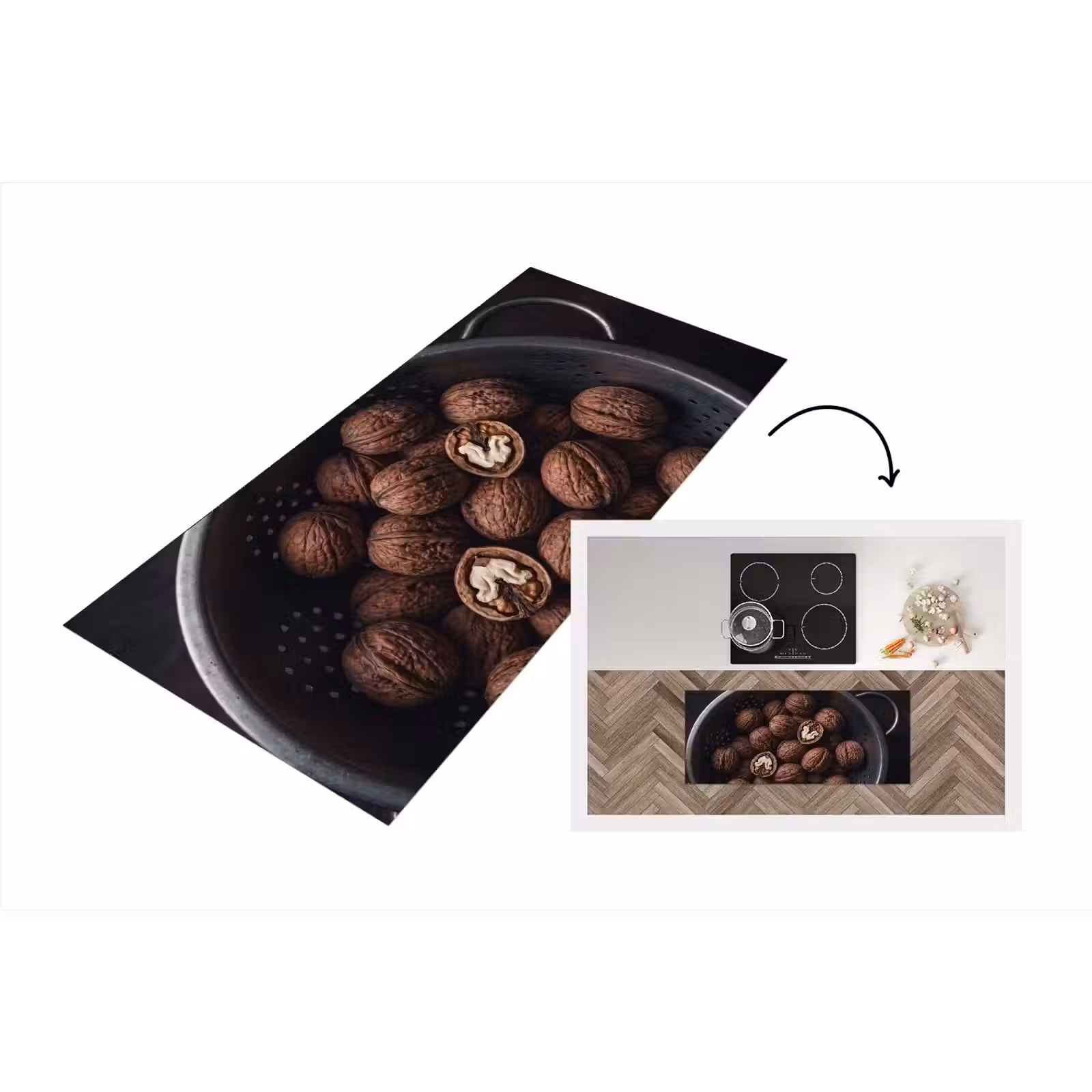 Keukenloper - Walnoot - Eten - Donker — 1