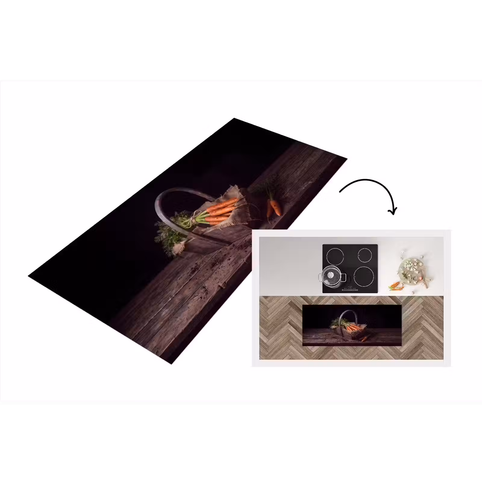 Keukenloper - Wortels - Mand - Eten — 1