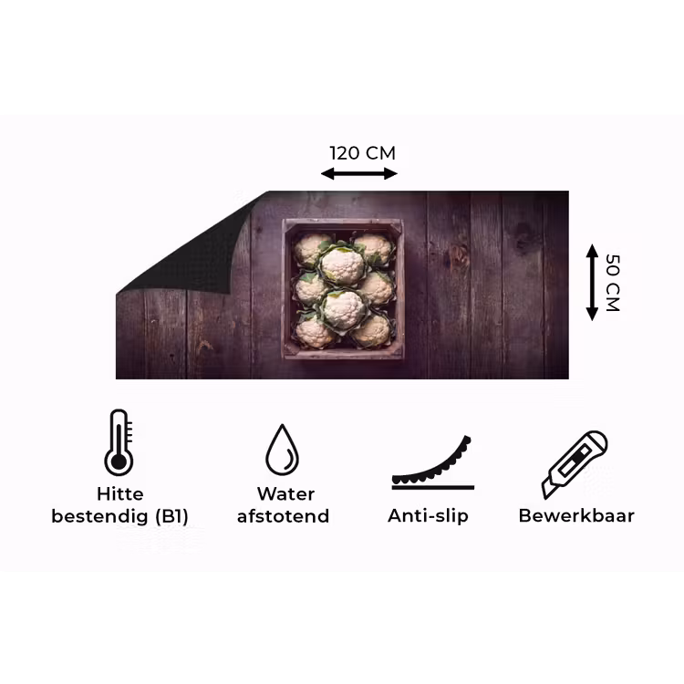Keukenloper - Bloemkool - Houten kist — 5