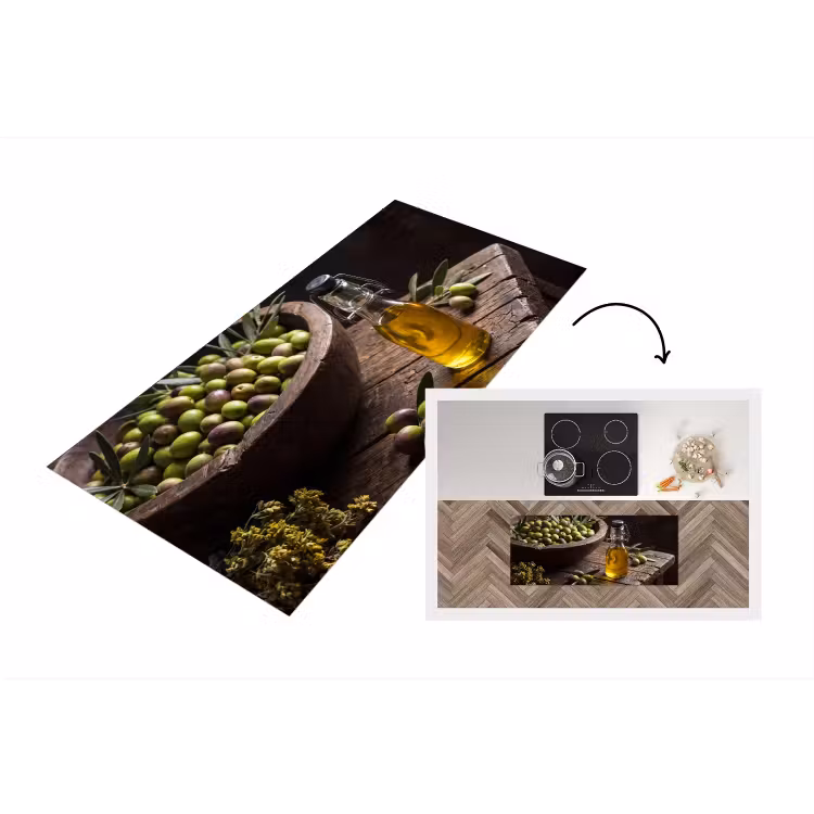 Keukenloper - Olijven - Eten - Rustiek — 1