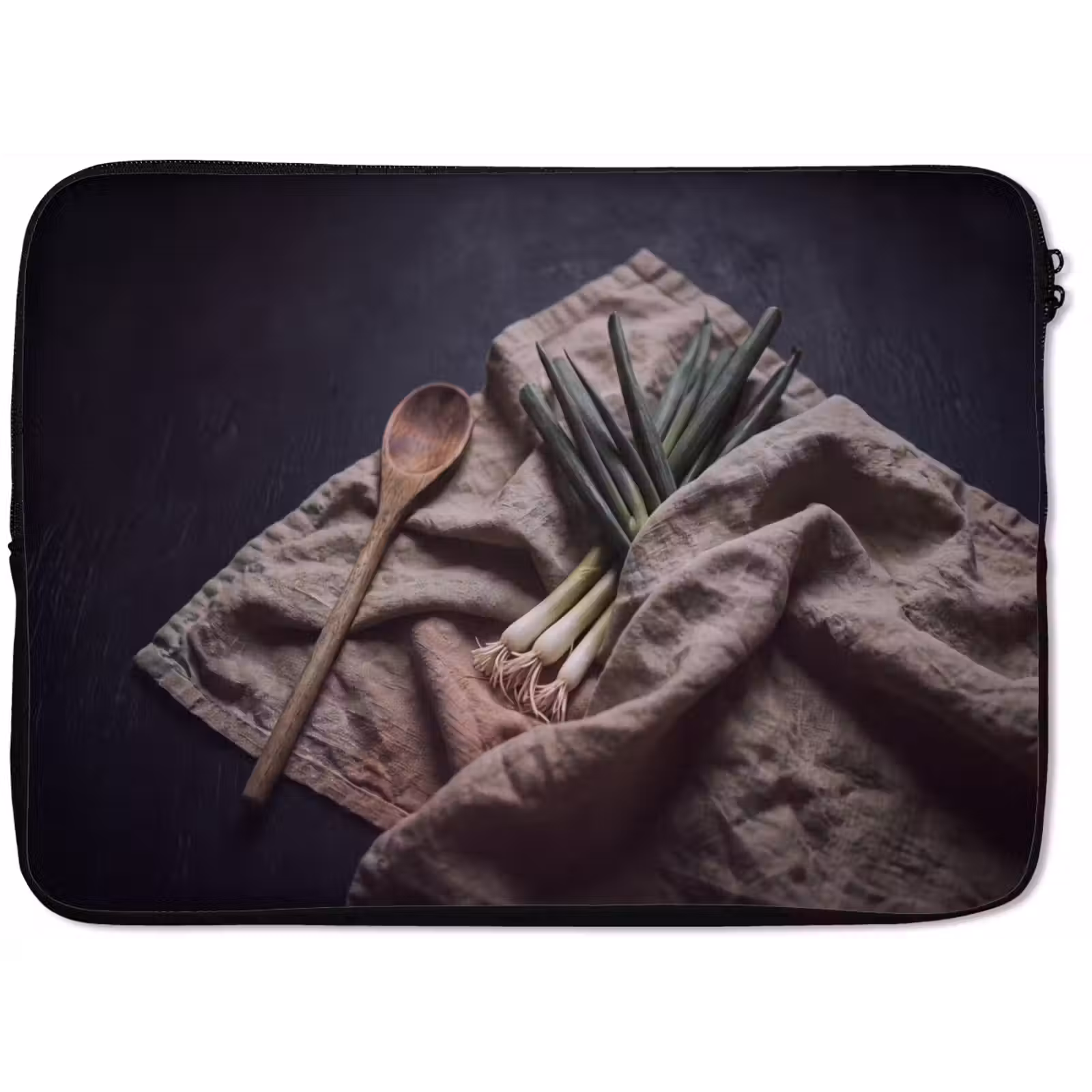 Laptophoes - Eten - Lepel - Rustiek — 1