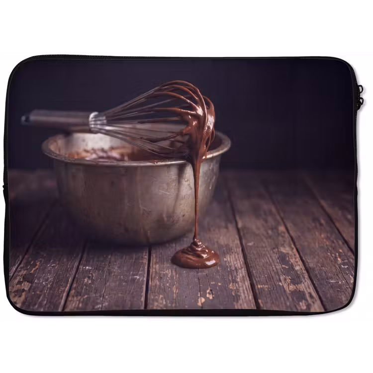 Laptophoes - Chocolade - Beslag - Eten — 1