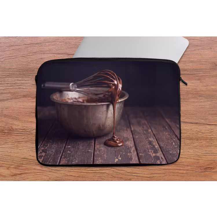 Laptophoes - Chocolade - Beslag - Eten — 2