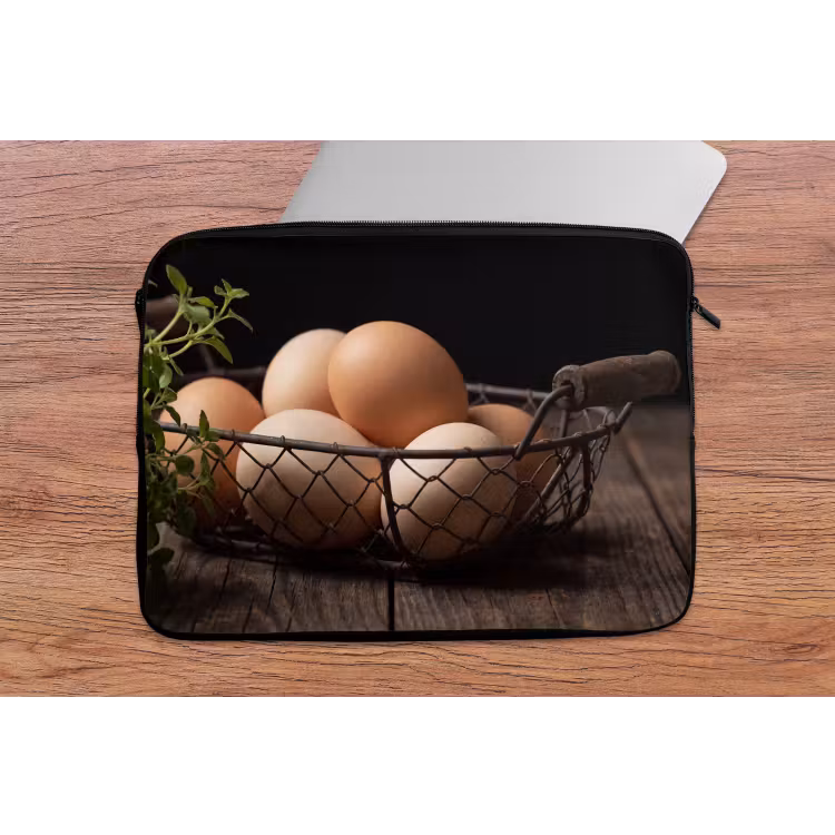 Laptophoes - Eieren - Mand - Eten — 2