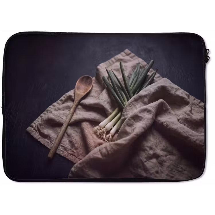 Laptophoes - Eten - Lepel - Rustiek — 1