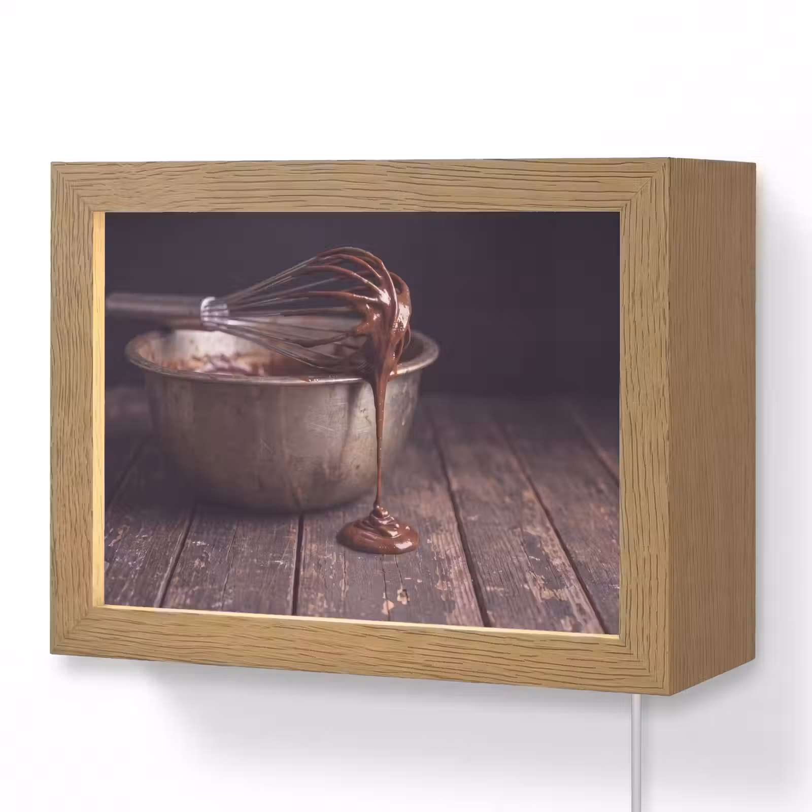 Lightbox - Wandlamp - Chocolade - Beslag - Eten — 1
