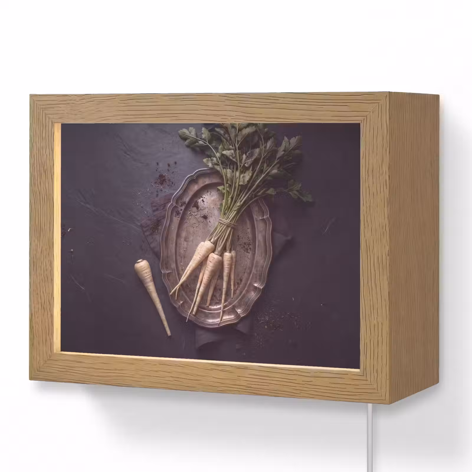 Lightbox - Wandlamp - Groenten - Still-leven - Donker — 1