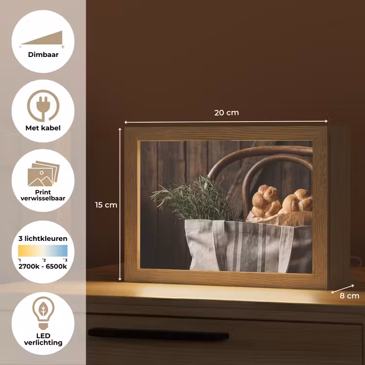 Lightbox - Wandlamp - Brood - Kruiden - Eten — 9