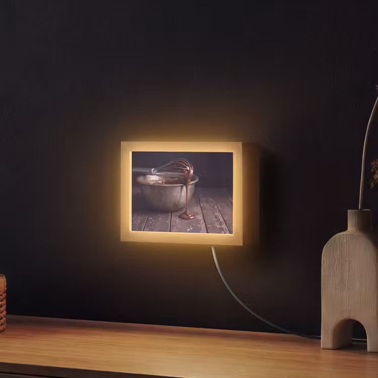 Lightbox - Wandlamp - Chocolade - Beslag - Eten — 2