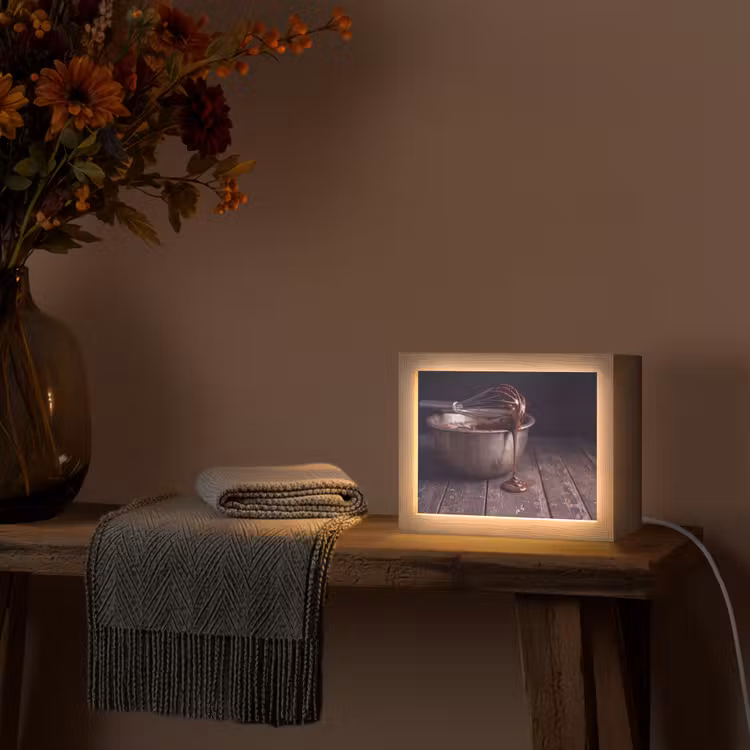 Lightbox - Wandlamp - Chocolade - Beslag - Eten — 5