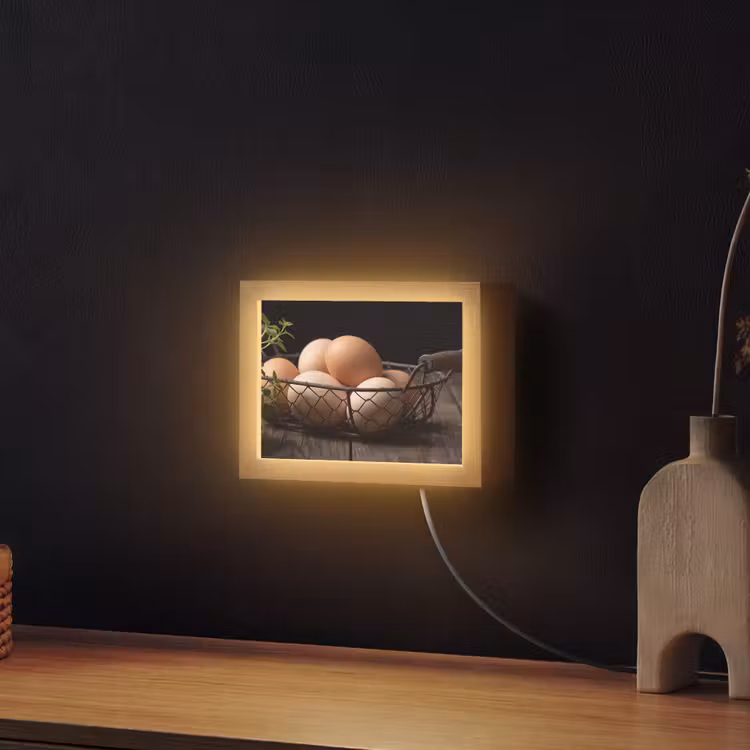 Lightbox - Wandlamp - Eieren - Mand - Eten — 2