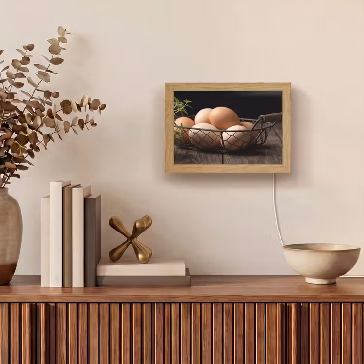 Lightbox - Wandlamp - Eieren - Mand - Eten — 4