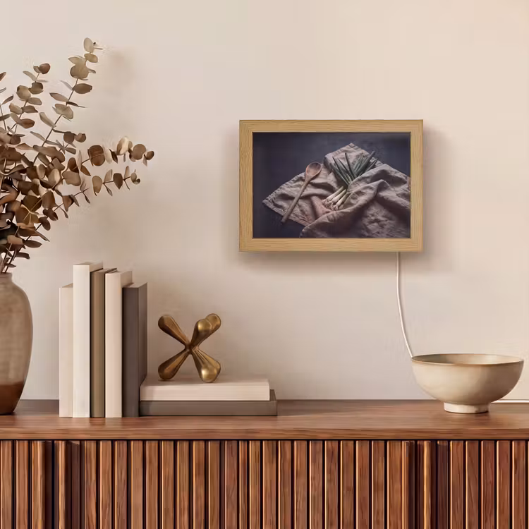 Lightbox - Wandlamp - Eten - Lepel - Rustiek — 4
