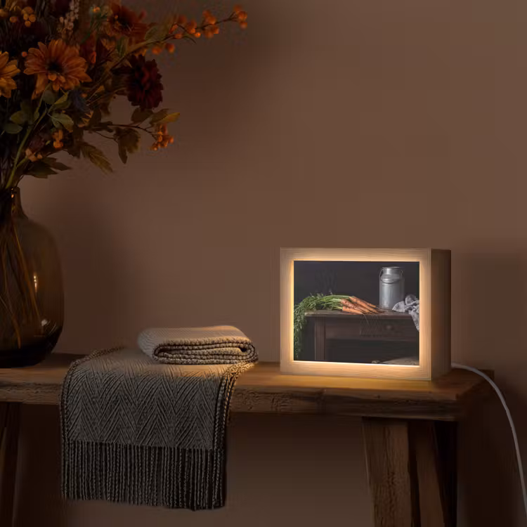 Lightbox - Wandlamp - Groenten - Rustiek - Stilleven — 5