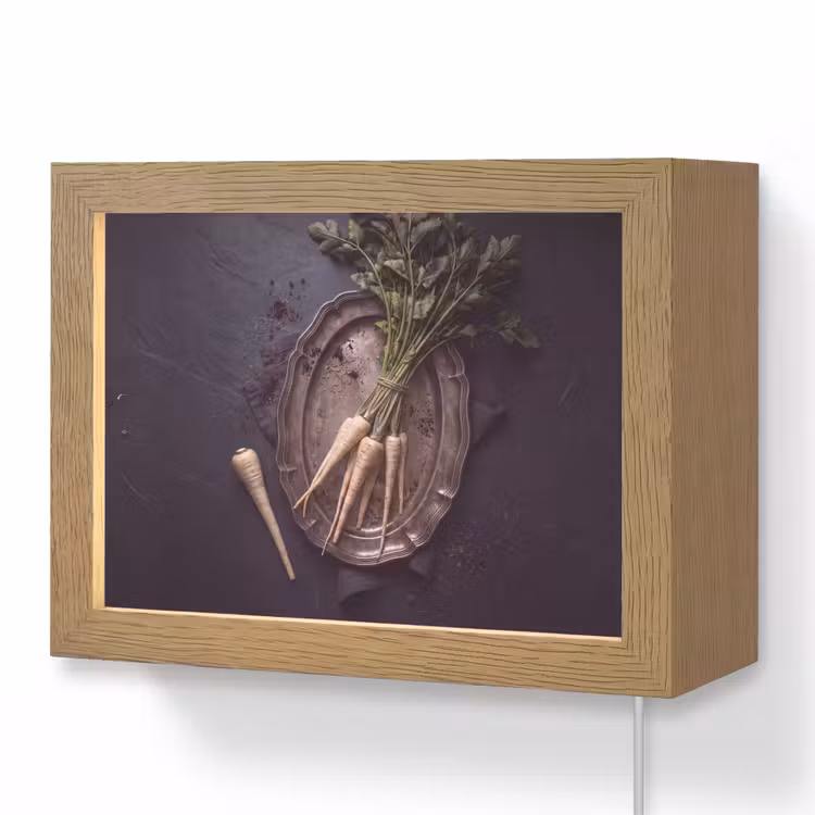 Lightbox - Wandlamp - Groenten - Still-leven - Donker — 1