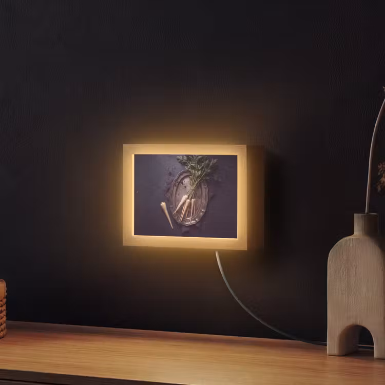 Lightbox - Wandlamp - Groenten - Still-leven - Donker — 2