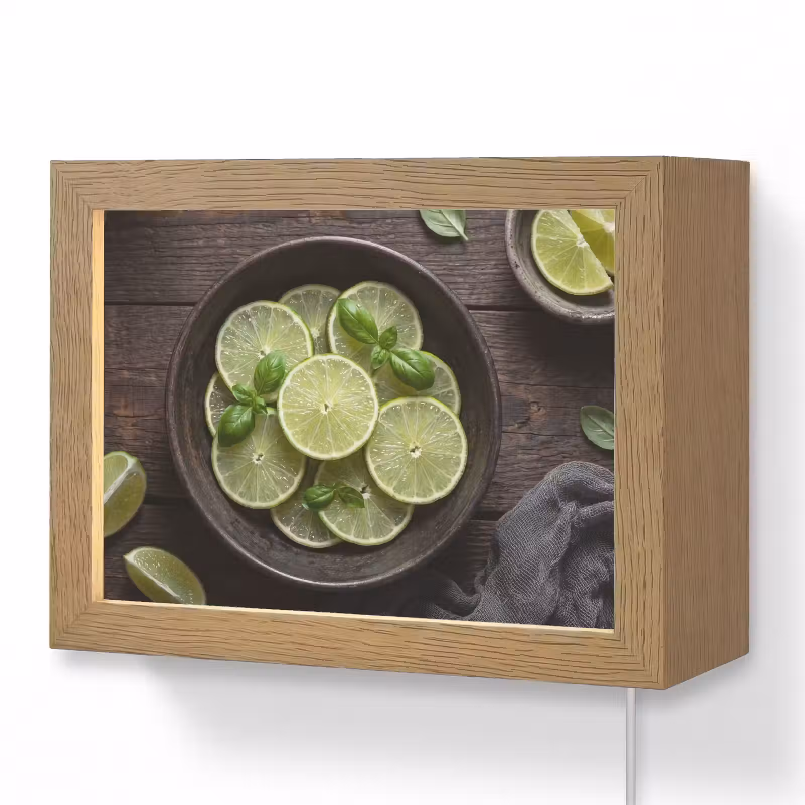 Lightbox - Wandlamp - Fruit - Groen - Eten — 1