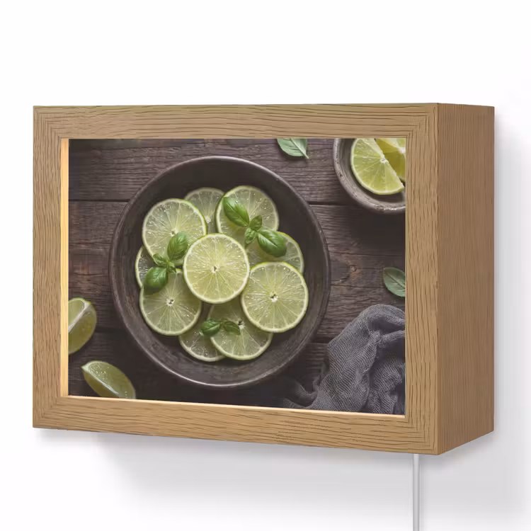 Lightbox - Wandlamp - Fruit - Groen - Eten — 1