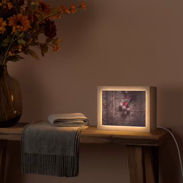 Lightbox - Wandlamp - Groente - Bieten - Rustiek — 5