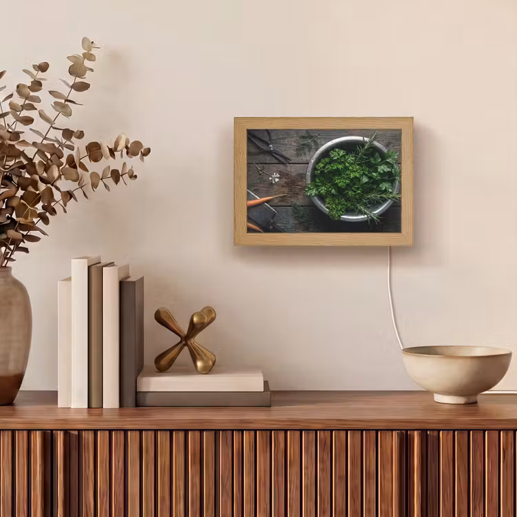 Lightbox - Wandlamp - Groenten - Hout - Eten — 4